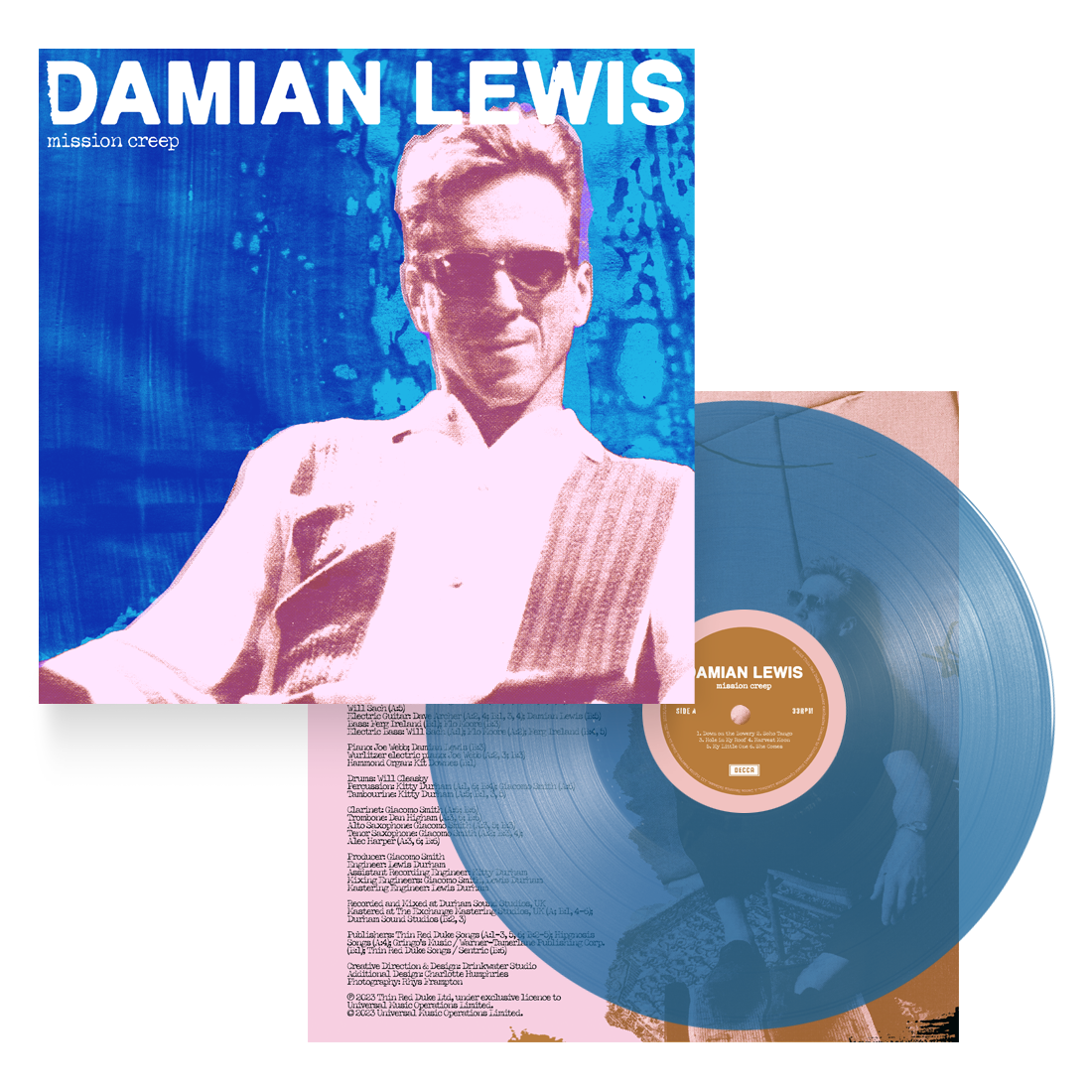 Damian Lewis - Mission Creep: Blue Vinyl LP